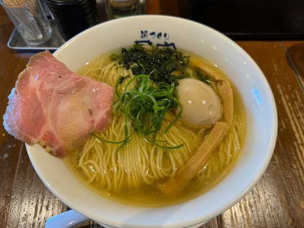 「味玉磯潮らぁめん」@麺づくり 蒼空 本店の写真