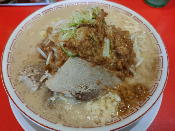 「チャーラーセット 大盛 野菜マシ200g 脂マシ ニンニク有り」@これだ!!製麺 一宮インター店の写真