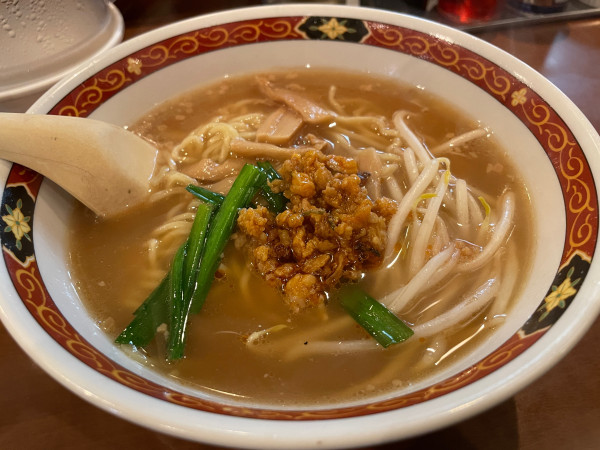 「台湾ラーメンセット」@でっかい餃子 曽さんの店 代々木店の写真