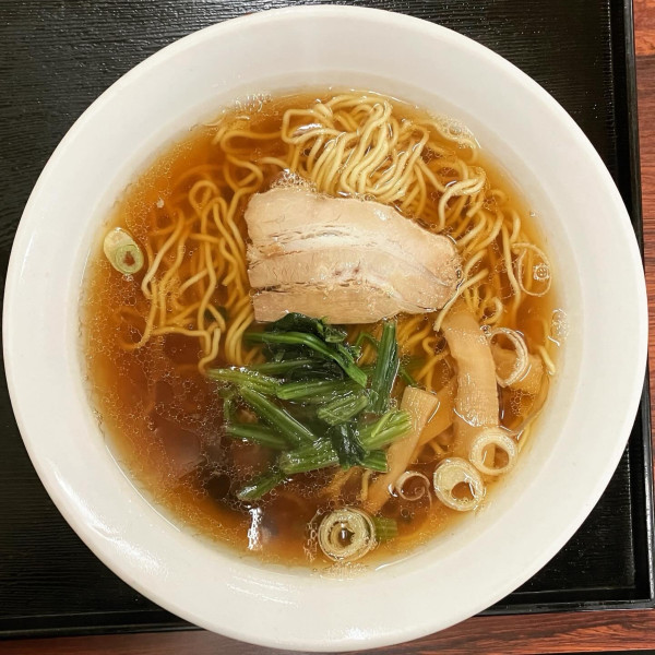「ラーメン半カレー 650円」@いこい食堂の写真