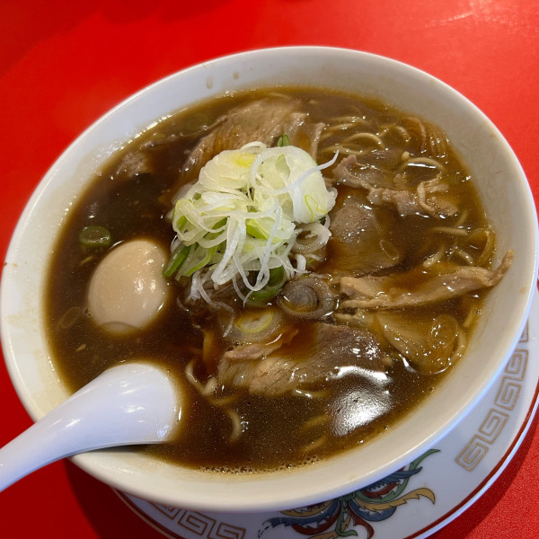 「中華そば（並）＋味玉」@末廣ラーメン本舗 高田馬場分店の写真