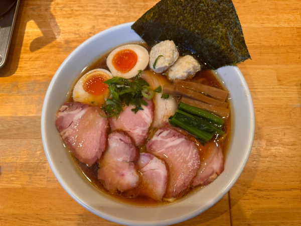 「特製醤油そば（大盛）」@麺処 いち林の写真