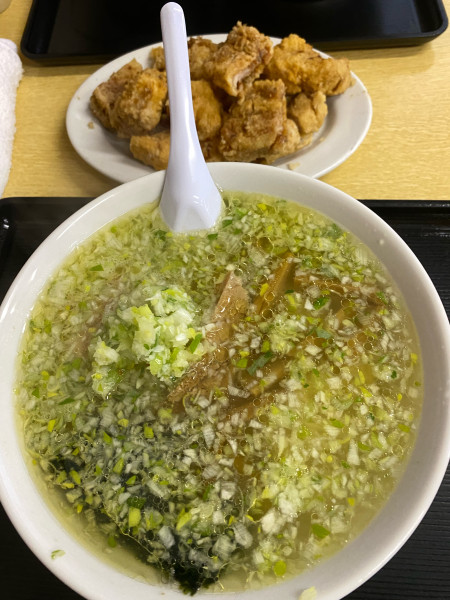 「パーコーメン（塩　脂少なめ　薬味多め）」@珉珉の写真