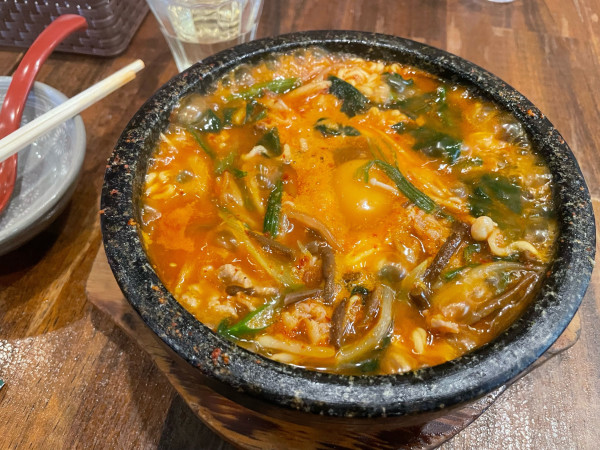 「ユッケジャンラーメン　激辛」@のほほんの写真