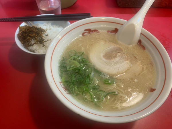 「長浜ラーメン 750円」@博多長浜屋台やまちゃん 銀座店の写真
