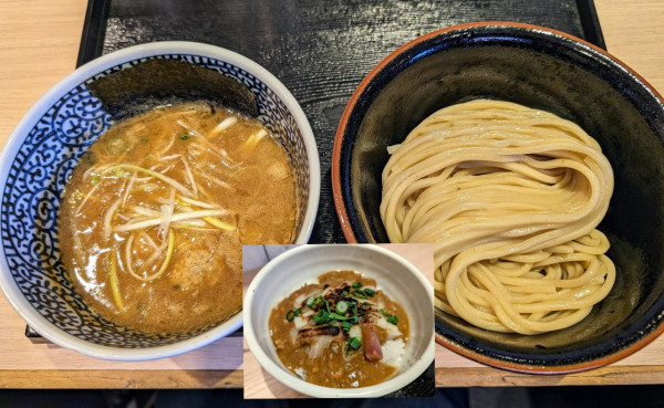 「つけめん1080円ミニカレー丼180円」@麺屋 一燈の写真