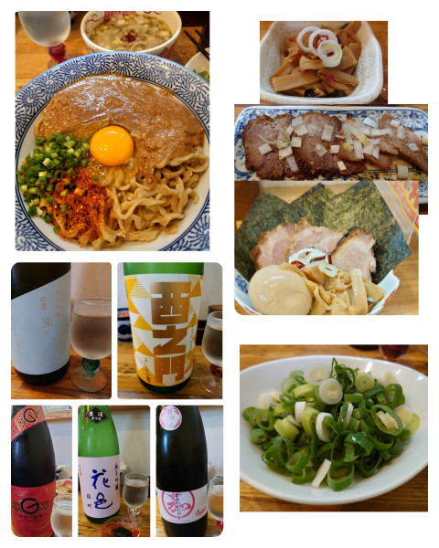 「季節限定 牡蠣味噌かま玉つけそば⁺佐藤さんのたっぷり九条ネギ」@中華そば専門 とんちぼの写真