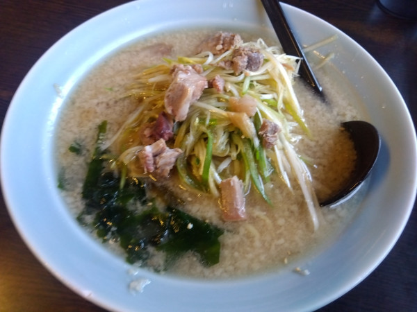 「ネギラーメン（中）¥870」@ニューラーメンショップ主水の写真