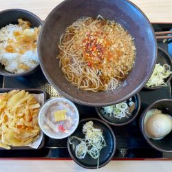 朝ソバ納豆(480¥)