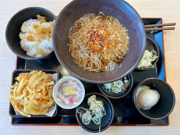 「朝ソバ納豆(480¥)」@ゆで太郎 筑西店の写真