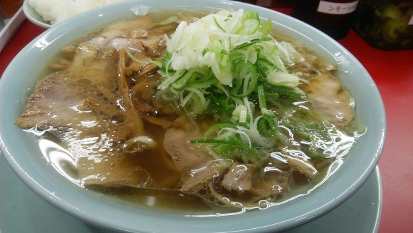 「中華そば 750円＋トッピングねぎ 100円」@中華そば専門 邦ちゃん 新小岩店の写真