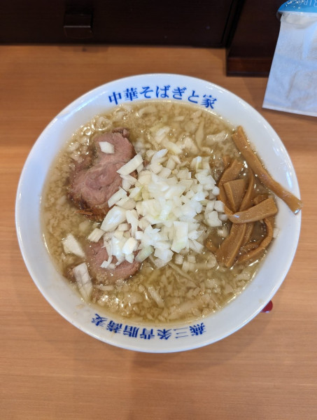 「背脂煮干しそば」@燕三条中華そば ぎと家 花崎店の写真