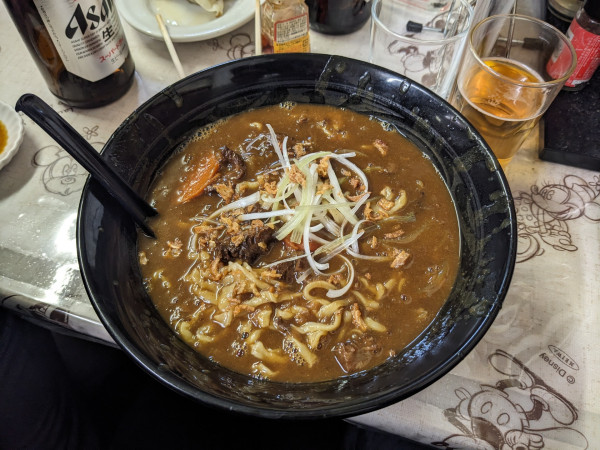 「カレーラーメン」@ラーメンハウス 本町店の写真