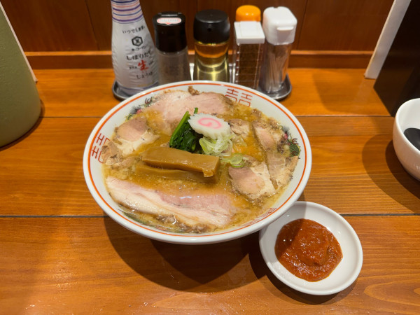 「【肉の日限定】背脂味噌ﾁｬｰｼｭｰ麺」@麺屋 真心の写真