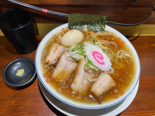 「いりこ（淡口）950円+味玉150円」@大井町立食い中華蕎麦 いりこ屋の写真