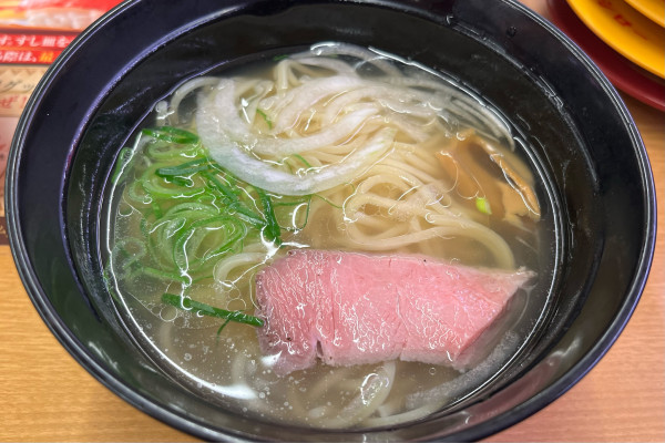 「【限定】琥珀監修　しじみ塩ラーメン」@スシロー ステラタウン店の写真