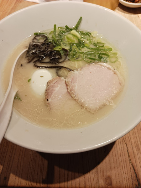 「白丸玉子」@博多 一風堂 高崎店の写真