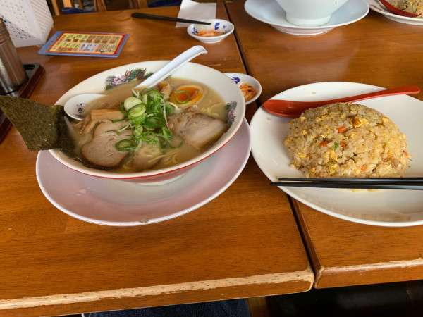「ふくちゃんラーメンチャーハンセット」@大阪ふくちぁんラーメン 枚方店の写真
