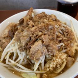 ラーメン（300g）極太、黒あぶら