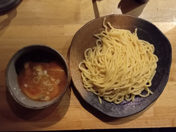 「つけ麺＋味玉」@つけ麺屋 やすべえ 渋谷店の写真