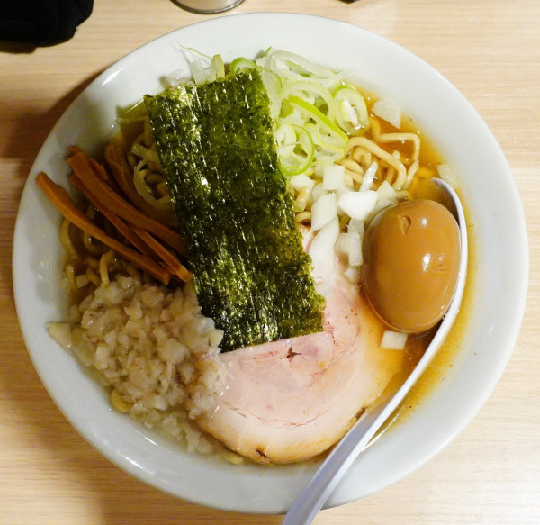 「ゴワゴワ 並＋玉子」@自家製麺頃場 別邸の写真