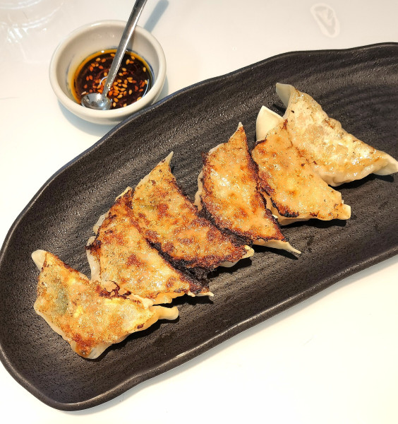 「手作り餃子 360円」@麺屋 久兵衛の写真