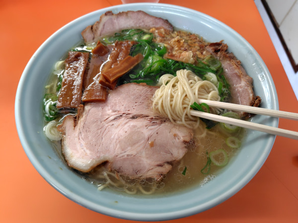 「ネギチャーシューメン(しお味·大盛)」@支那そば あおばの写真