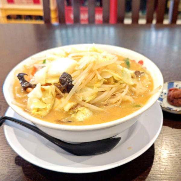 「味噌タンメン＋辛し玉」@食堂たいちゃんの写真