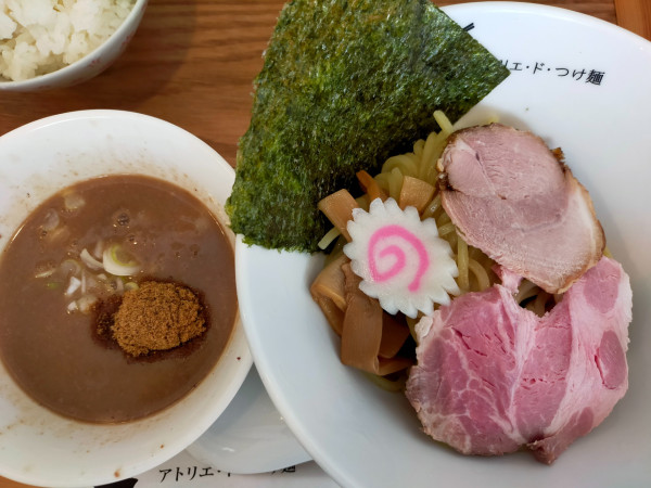 「どろスープつけ麺950円+ライス無料」@アトリエ・ド・つけ麺の写真