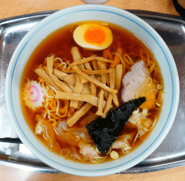 「メンマ入りそば（玉1個）」@一ノ割大勝軒の写真