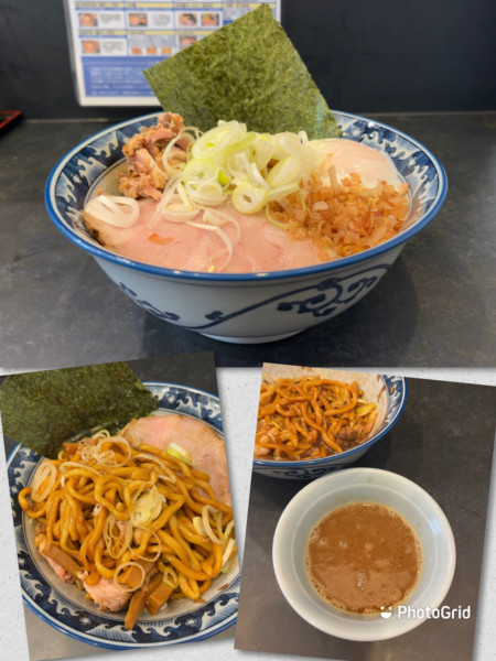 「油そば（小盛）＋温玉」@兎に角 柏店の写真