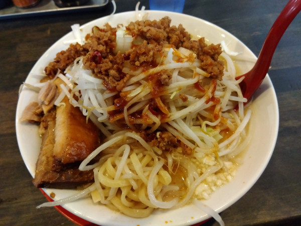 「極みそらーめん¥590（クーポン半額）」@麺と飯 トンじろの写真