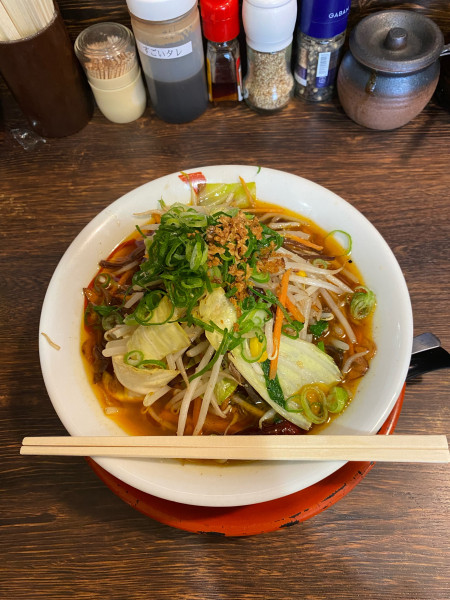 「スタミナ旨辛野菜ラーメン」@ヤサイラーメン三十二匁の写真