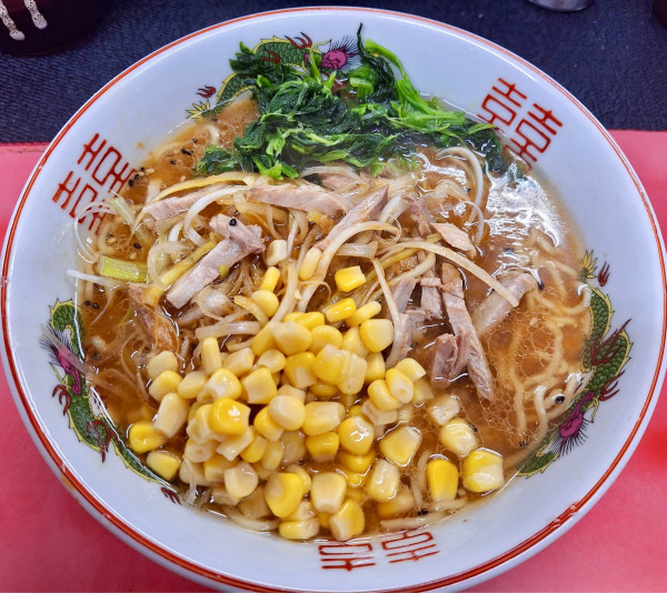 「ネギラーメン　850円」@ラーメンショップ マンザイ 浦舟町店の写真
