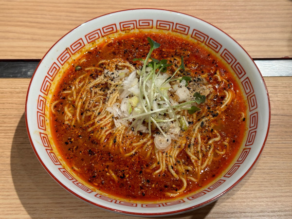 「かけ坦々らーめん　650円」@おそうざいと煎餅もんじゃ さとうの写真