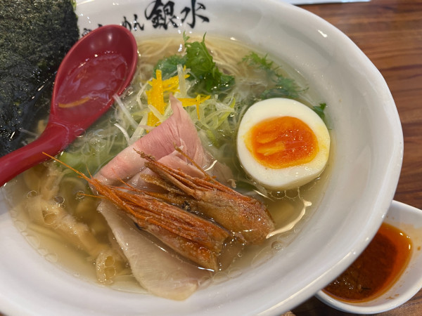 「鯛えび：950円」@古民家らぁめん銀水の写真