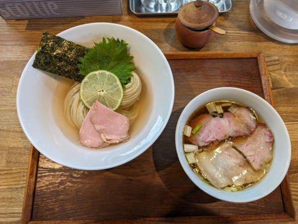 「昆布水つけめん 醤油」@YOKOKURA STOREHOUSEの写真