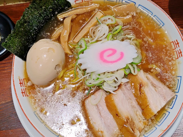 「いりこ（淡口）＋味玉」@大井町立食い中華蕎麦 いりこ屋の写真