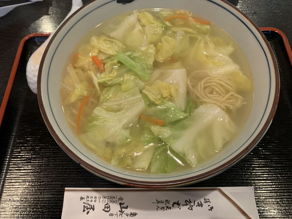 「たんめん」@そば舗 山田屋の写真