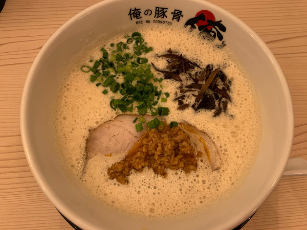 「台湾泡豚骨」@俺の豚骨 渋谷店の写真