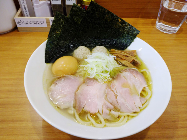 「全部のせ塩らーめん（1,380円）」@しののめヌードルの写真