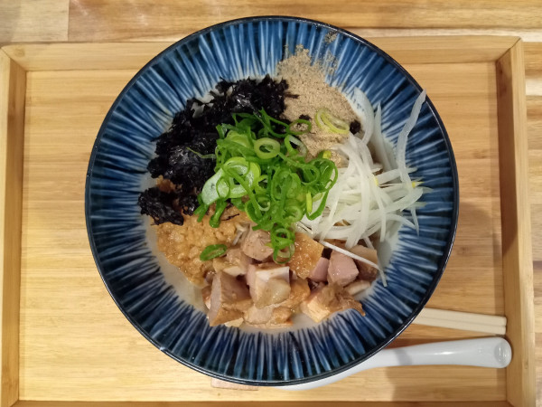 「まぜそば」@ハちゃんラーメンの写真