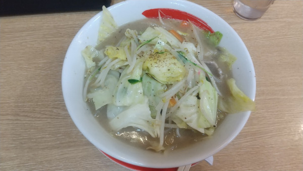 「野菜たっぷりの塩タンメン880円」@らーめん専門店 ゆめや イオンモール鳥取北店の写真