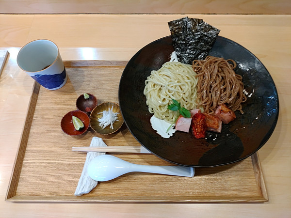 「つけ麺しお味」@飯田商店 湯河原本店の写真