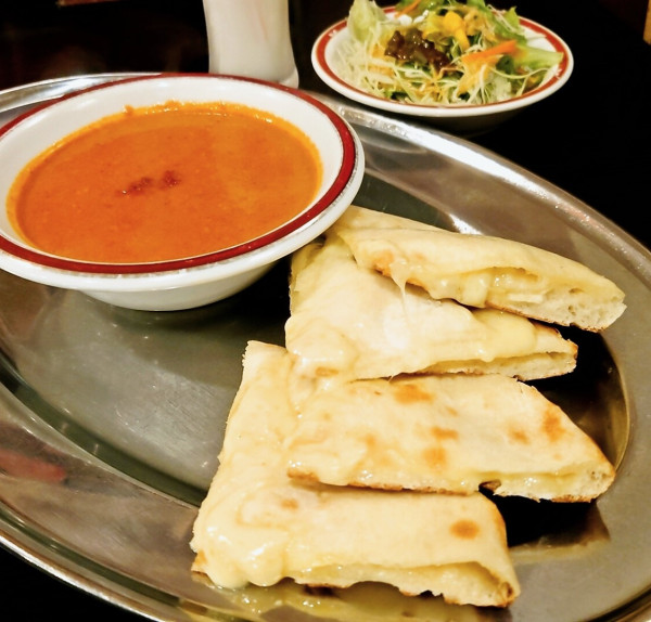 「チーズナンセット」@ナマステ 高田馬場駅前店の写真