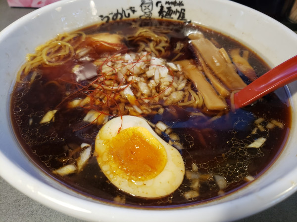 「こがし醤油ラーメン」@らーめん一家 麺小屋 おゆみ野店の写真