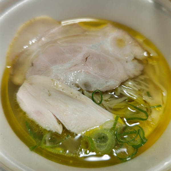 「塩そば」@濃厚鶏そば 葵の写真