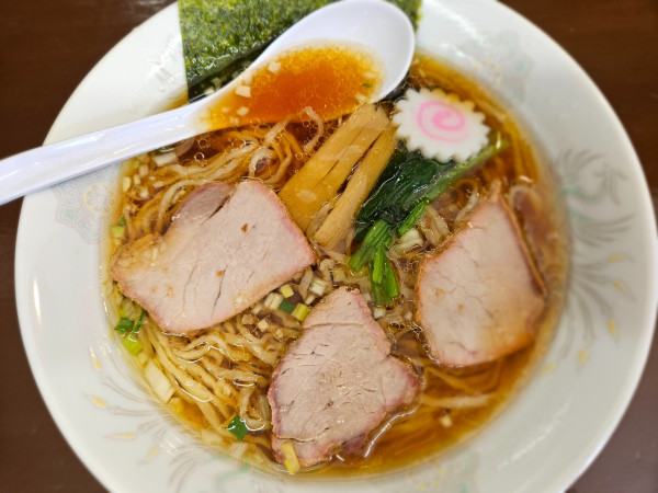 「手打中華」@らーめん 青龍の写真