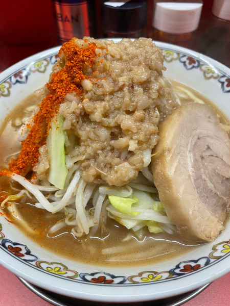 「小ラーメン ヤサイアブラトウガラシ」@ハナイロモ麺 吉祥寺本店の写真