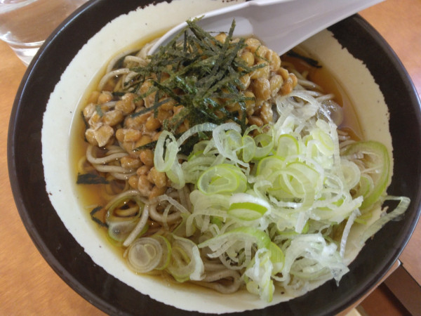 「納豆そば490円」@水戸上りそばの写真
